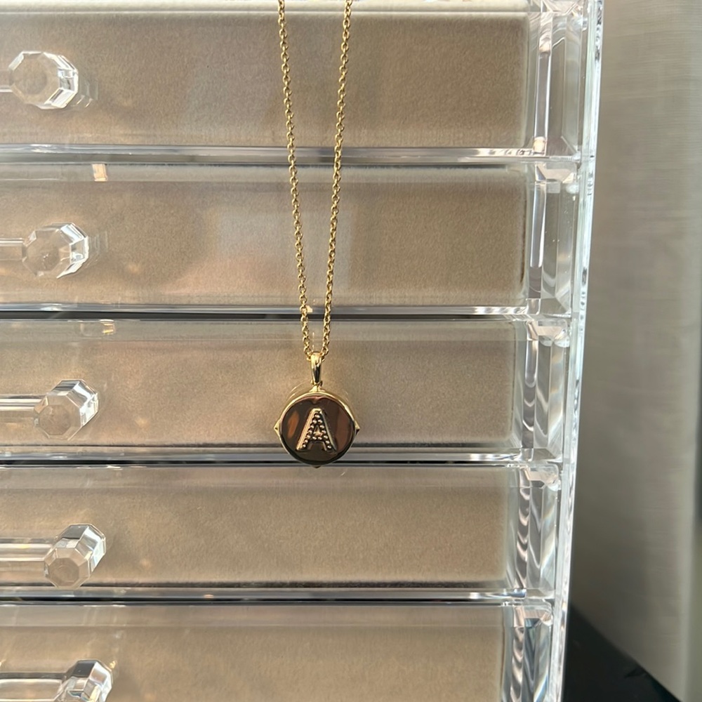Reversible Kendra Scott “A” Necklace
